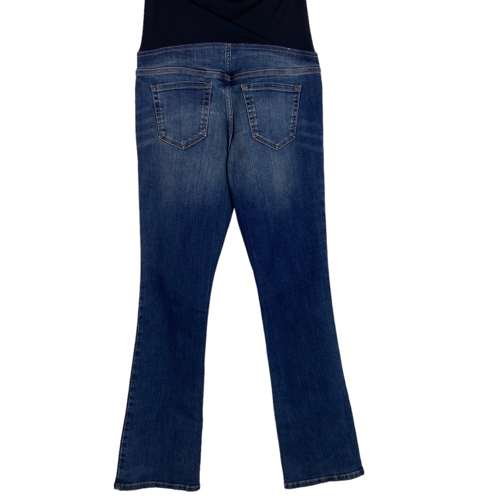 Isabel Maternity by Ingrid & Isabel Dark Blue Boot Cut Maternity Jeans - Picture 2 of 10